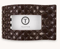 Quilted Rectangle Flat Clip - Truly Taupe
