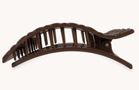 Quilted Rectangle Flat Clip - Truly Taupe