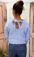 Simply Southern Open Back Bow Sweater
Sweet and stylish, the Simply Southern Open Back Bow Sweater is a chic twist on a cozy classic. Featuring a round neckline and a feminine low back cutout finished with bow detail, this sweater is perfect for dressing up denim or layering over leggings for a flirty yet comfy look.