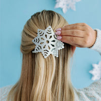 TELETIES Snowflake Flat Hair Clip
