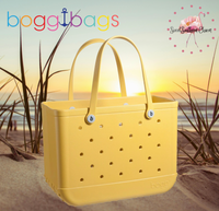 Large bogg bag 
yellow bogg bag