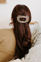 Blonde Tortoise - Flat Round Clip