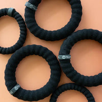 Nylon Hair Ties Small - Jet Black