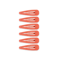 Snap Clip (6 Count) - Coral Craze