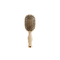 Teleties Mini Boar Bristle Hair Brush - Tan