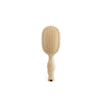 Teleties Mini Detangler Hair Brush for Medium Hair - Tan