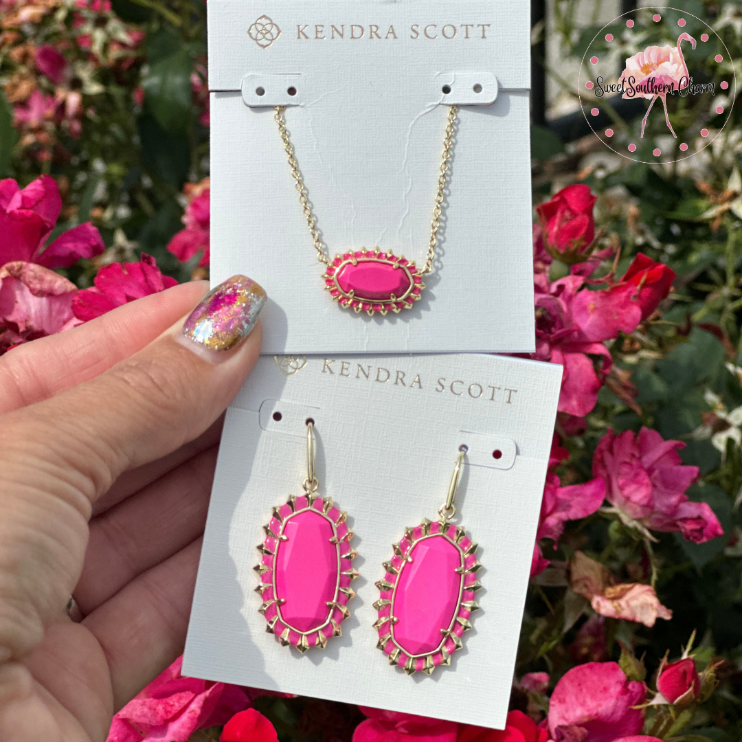 Kendra store Scott magenta magnesite set