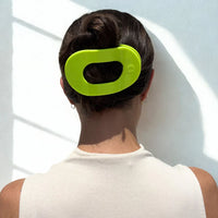 Flat Round Clip - Summer Brights
