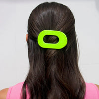 Flat Round Clip - Summer Brights
