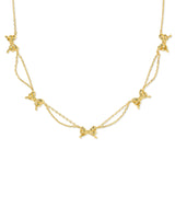 Bow GOLD Strand Necklace