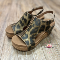 Carley - Washed Cognac Leopard