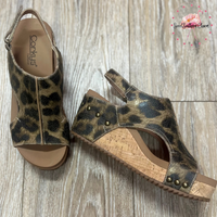 Carley - Washed Cognac Leopard