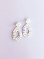 Melinda Earrings - White
