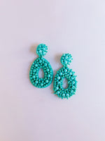 Melinda Earrings - Teal