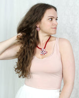 Jewel Heart Earrings