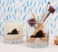 Scripted Fragrance Glass Jar Candle  - Virginia