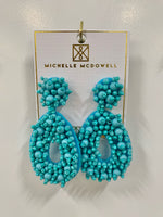 Melinda Earrings - Teal