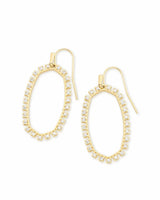 Elle Open Frame Crystal Drop Earrings in Gold
Kendra Scott Earring 
Kendra Scott