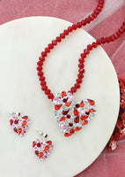 Jewel Heart Earrings