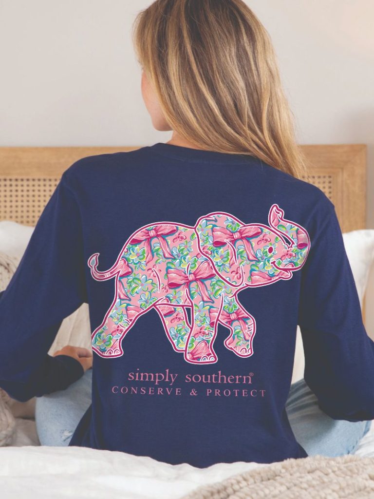 Track Elephant Bow Tee