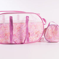 Simply Southern Pop Up Tote - Pink Paisley