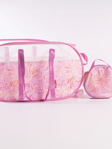 Simply Southern Pop Up Tote - Pink Paisley