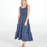 Maxi Dress LAT - Navy