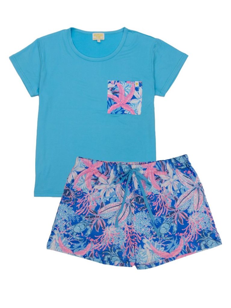 Tshirt Pajama Set - Reef