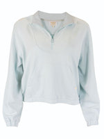 Quarter Zip Pullover - Seafoam
