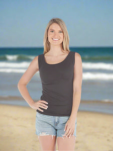 Double Layer Tank - Black