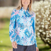 Peyton Zip Pullover - Reef