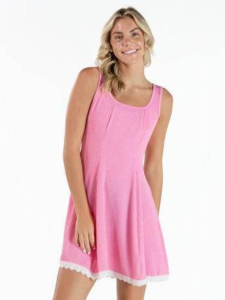Corded Tank Dress - Pink (PRSPNK)