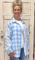 Jameson Button Down - Blue Plaid
