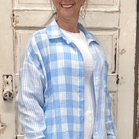 Jameson Button Down - Blue Plaid