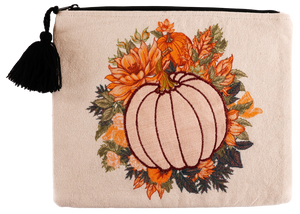 Embordered Pouch - Pumpkin