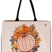 Embordered Tote - Pumpkin