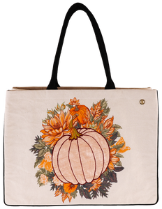 Embordered Tote - Pumpkin