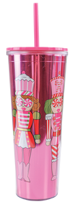 Tumbler 26oz with Straw - Nutcracker