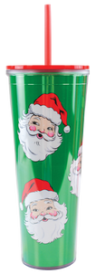 Tumbler 26oz with Straw - Santa