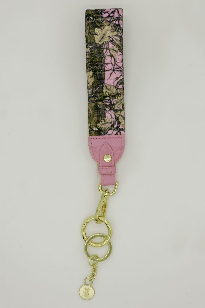 Simply Southern Printed Key Fob - Camo Pink