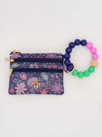 Simply Southern Bead Bangle Wallet – PU leather wallet with beaded bracelet strap, card slots, snap protector, and zipper coin pouch from Sweet Southern Charm
