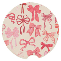 Simply Southern Car Coasters – 2.75"x0.25" absorbent stone inserts, fit any car cup holder, available in 14 designs from Sweet Southern Charm
