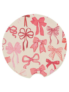 Simply Southern Car Coasters – 2.75"x0.25" absorbent stone inserts, fit any car cup holder, available in 14 designs from Sweet Southern Charm