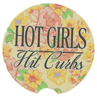 Simply Southern Car Coasters – 2.75"x0.25" absorbent stone inserts, fit any car cup holder, available in 14 designs from Sweet Southern Charm