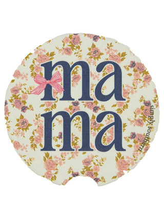 Simply Southern Car Coasters – 2.75"x0.25" absorbent stone inserts, fit any car cup holder, available in 14 designs from Sweet Southern Charm