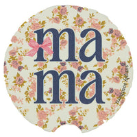 Simply Southern Car Coasters – 2.75"x0.25" absorbent stone inserts, fit any car cup holder, available in 14 designs from Sweet Southern Charm