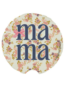 Simply Southern Car Coasters – 2.75"x0.25" absorbent stone inserts, fit any car cup holder, available in 14 designs from Sweet Southern Charm