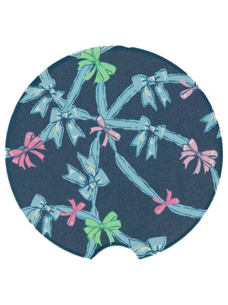 Simply Southern Car Coasters – 2.75"x0.25" absorbent stone inserts, fit any car cup holder, available in 14 designs from Sweet Southern Charm