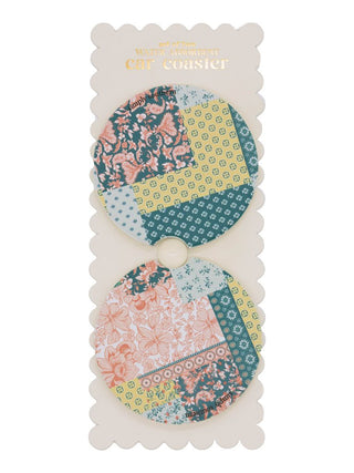 Simply Southern Car Coasters – 2.75"x0.25" absorbent stone inserts, fit any car cup holde