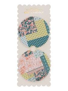 Simply Southern Car Coasters – 2.75"x0.25" absorbent stone inserts, fit any car cup holde